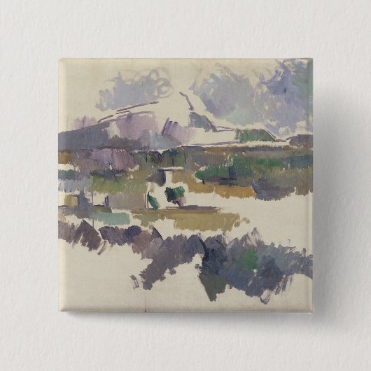 Paul Cezanne | Montagne Sainte-Victoire, 1904-05 Button (Vorderseite)
