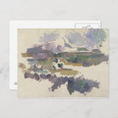 Paul Cezanne | Montagne Sainte-Victoire, 1904-05 Postkarte (Vorne/Hinten)