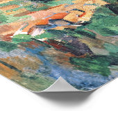 Paul Cezanne | Montagne Sainte-Victoire aus Lauve Poster (Ecke)