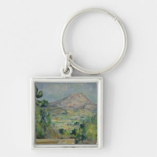 Paul Cezanne Montagne Sainte-Victoire, c.1887-90 Schlüsselanhänger
