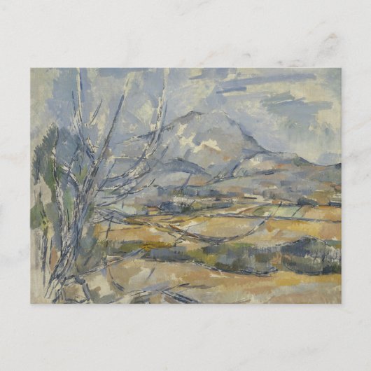 Paul Cezanne - Montagne Sainte-Victoire Postkarte (Vorderseite)