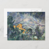 Paul Cezanne | Montagne Sainte-Victoire und Bl Postkarte (Vorne/Hinten)