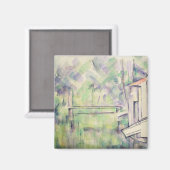 Paul Cezanne | Mühle am Fluss, 1900 Magnet (Vorderseite/Rückseite)