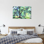 Paul Cezanne painting, Forest, Leinwanddruck (Insitu (Schlafzimmer))