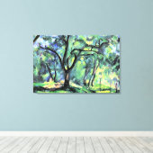 Paul Cezanne painting, Forest, Leinwanddruck (Insitu (Holzboden))