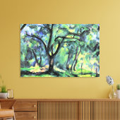 Paul Cezanne painting, Forest, Leinwanddruck (Insitu (Wohnzimmer))