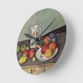 Paul Cezanne | Paul Cezanne | Stilles Leben mit Mi Runde Wanduhr (Winkel)
