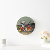 Paul Cezanne | Paul Cezanne | Stilles Leben mit Mi Runde Wanduhr (Zuhause)