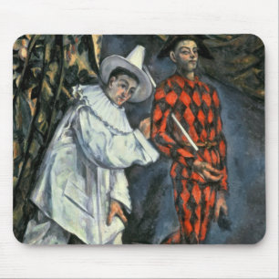 Paul Cezanne   Pierrot und Harlekin, 1888 Mousepad