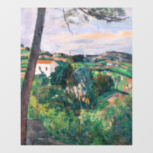 Paul Cezanne - Pine tree in Estaque Fensteraufkleber