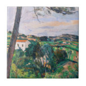 Paul Cezanne - Pine tree in Estaque Fliese (Vorderseite)