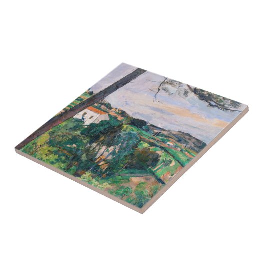 Paul Cezanne - Pine tree in Estaque Fliese (Seite)
