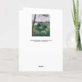 Paul Cezanne - Pine tree in Estaque Karte (Rückseite)