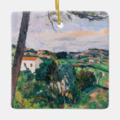 Paul Cezanne - Pine tree in Estaque Keramikornament (Vorderseite)