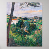 Paul Cezanne - Pine tree in Estaque Poster (Vorne)