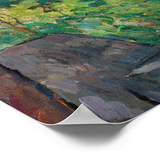 Paul Cezanne - Pine tree in Estaque Poster (Ecke)