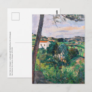 Paul Cezanne - Pine tree in Estaque Postkarte