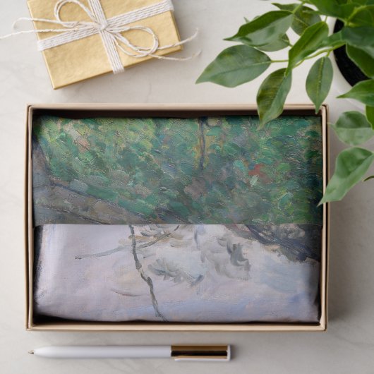 Paul Cezanne - Pine tree in Estaque Seidenpapier (Geschenk)