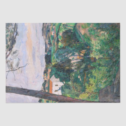 Paul Cezanne - Pine tree in Estaque Seidenpapier (Vorderseite)