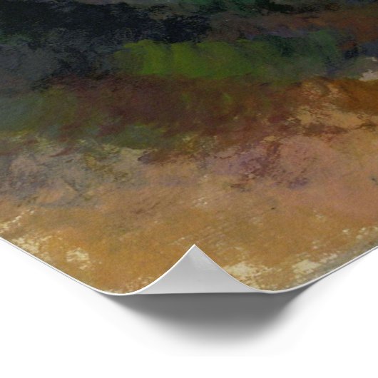 Paul Cézanne - Pines and Rocks Poster (Ecke)