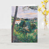 Paul Cezanne - Pinie bei L'Estaque Karte (Gelbe Blume)