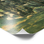 Paul Cezanne - Poplars Fotodruck (Ecke)