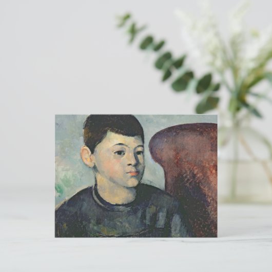 Paul Cezanne | Portrait des Sohn des Künstlers, 18 Postkarte (Stehend Vorderseite)