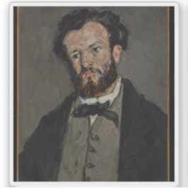 Paul Cézanne - Portrait von Anthony Valabrègue Aufkleber