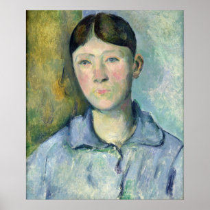 Paul Cezanne   Portrait von Madame Cezanne, 1885-1 Poster