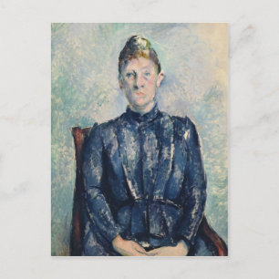 Paul Cezanne Portrait von Madame Cezanne, c.1890 Postkarte