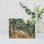 Paul Cezanne Postcard in der Waldlandschaft Postkarte (Stehend Vorderseite)