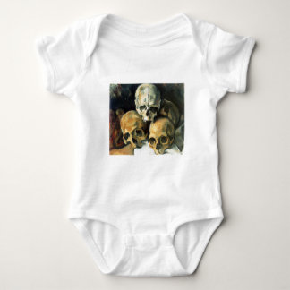 Paul Cézanne - Pyramide der Schädel Baby Strampler