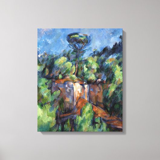 Paul Cezanne Quarry at Bibémus Leinwanddruck (Vorderseite)