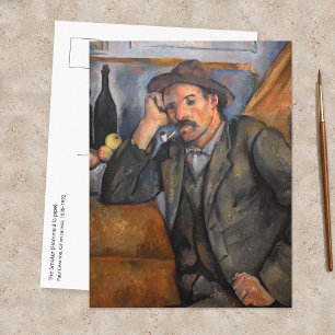 Paul Cezanne - Raucher Postkarte