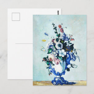 Paul Cézanne Rokoko Vase Still Life Blume Floral Postkarte
