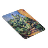 Paul Cezanne | Roter Gestein, c.1895 (Öl auf Leinw Magnet (Rechte Seite)