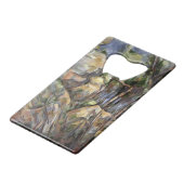 Paul Cezanne | schaukelt nahe den Höhlen unterhalb Geldkarten Flaschenöffner (Rückseite Schrägansicht)