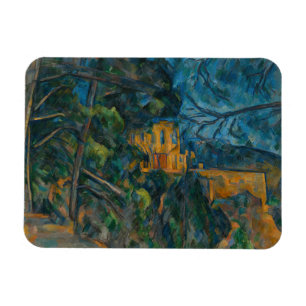 Paul Cezanne - Schwarzes Schloss Magnet