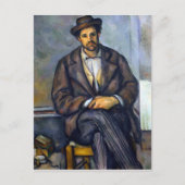 Paul Cezanne Seated Peasant Postkarte (Vorderseite)