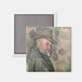 Paul Cezanne | Selbstportrait, 1890-94 Magnet (Vorderseite/Rückseite)