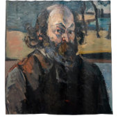 Paul Cezanne - Selbstportrait Duschvorhang (Vorderseite)