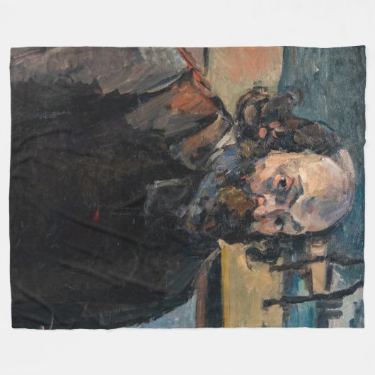 Paul Cezanne - Selbstportrait Fleecedecke (Vorderseite (Horizontal))