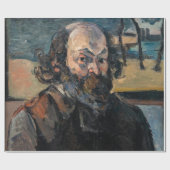 Paul Cezanne - Selbstportrait Geschenkpapier (Flach)