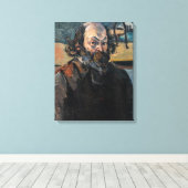Paul Cezanne - Selbstportrait Leinwanddruck (Insitu (Holzboden))