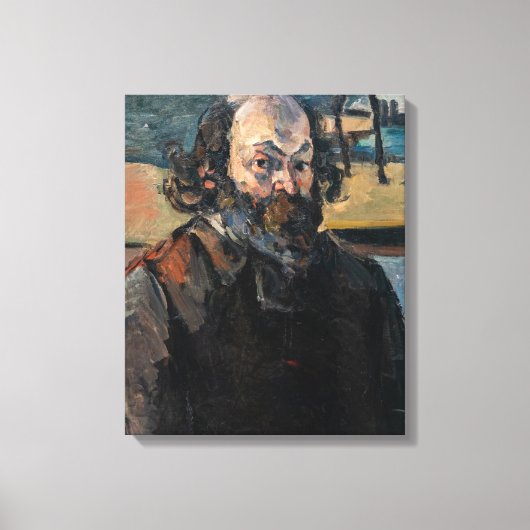 Paul Cezanne - Selbstportrait Leinwanddruck (Vorderseite)