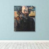 Paul Cezanne - Selbstportrait Leinwanddruck (Insitu (Holzboden))