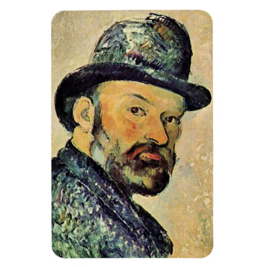 Paul Cezanne, Selbstportrait, Magnet (Vertikal)