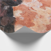 Paul Cezanne - Selbstportrait mit rosa Hintergrund Geschenkpapier (Ecke)