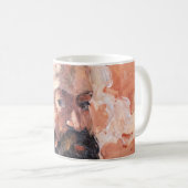 Paul Cezanne - Selbstportrait mit rosa Hintergrund Kaffeetasse (VorderseiteRechts)