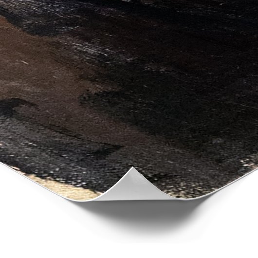 Paul Cezanne - Selbstportrait mit rosa Hintergrund Poster (Ecke)